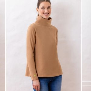NWT Dudley Stephens Greenpoint in Terry Fleece, Camel, Size XS
